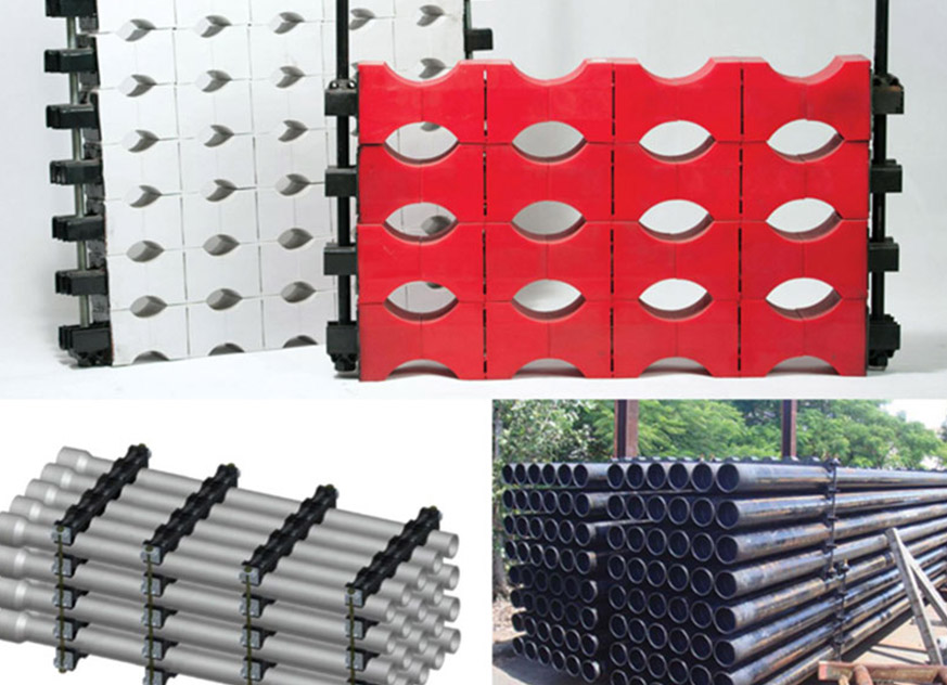 油套管包装托架在新疆某油田的应用